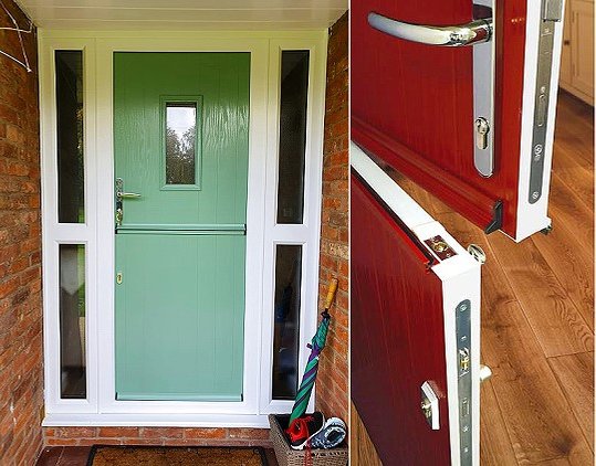 Composite stable door in Chartwell Green installed by Ruislip Windows.
